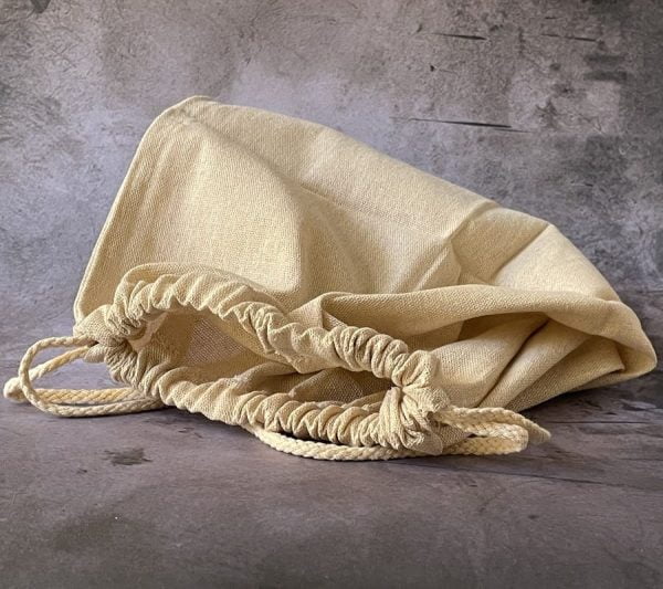 Bagestål - Diablosteel - Brødpose i ubleget hør til opbevaring af dit bagværk